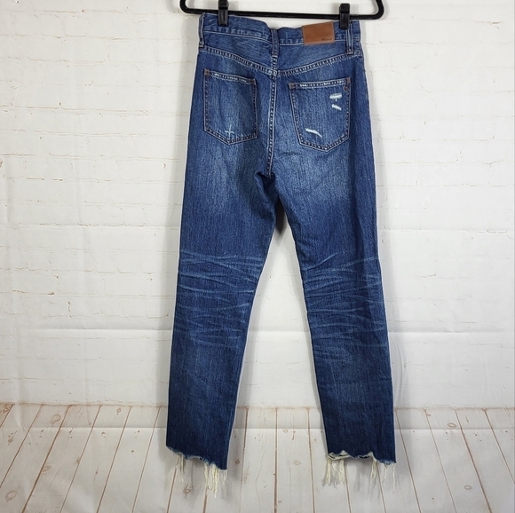 Madewell The Perfect Summer Jean: Destructed Edition in Robinson Wash Size 26 - Picture 4 of 16
